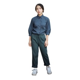 Customized small business collar men's long-sleeved shirt Design solid color curved men's shirt Hotel staff uniform Luhuan Haitian Resort Hotel R409 Customized small business collar men's long-sleeved shirt Design solid color curved men's shirt Hotel staff uniform Luhuan Haitian Resort Hotel R409